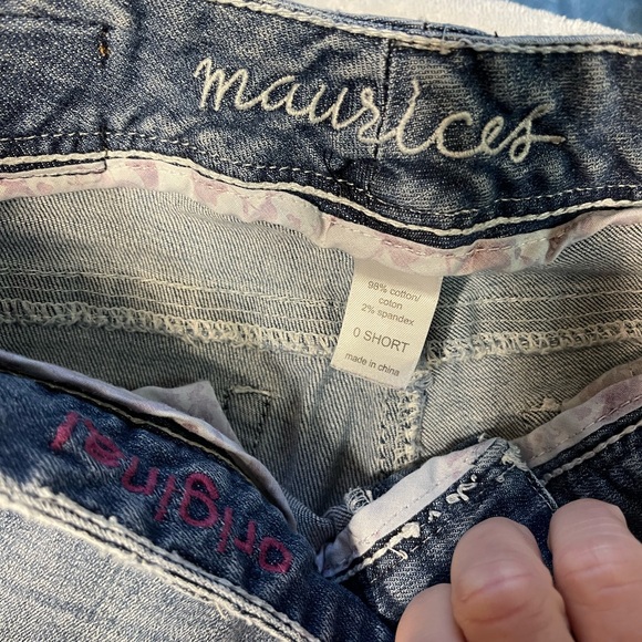 Maurice’s Jeans. Woman’s Size 0 Short, boot cut. - Picture 3 of 4